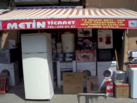 İZMİRDE İKİNCİ EL EŞYA, İZMİRDE SPOT, İKİÇEŞMELİK SPOT,  METİN TİCARET