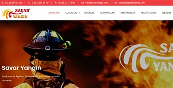 izmir yangın söndürme cihazı