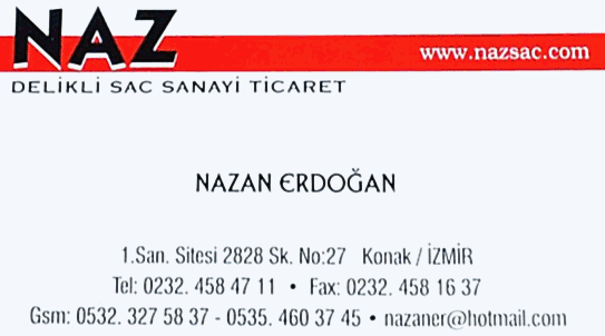 izmir delikli saç