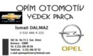 opel yedek parça izmir