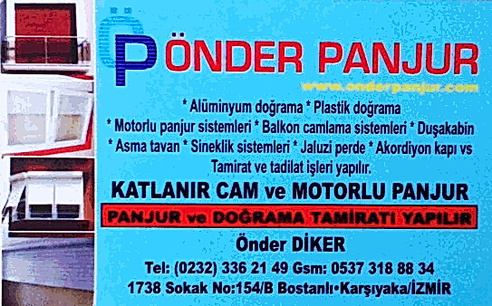 karşıyaka panjur