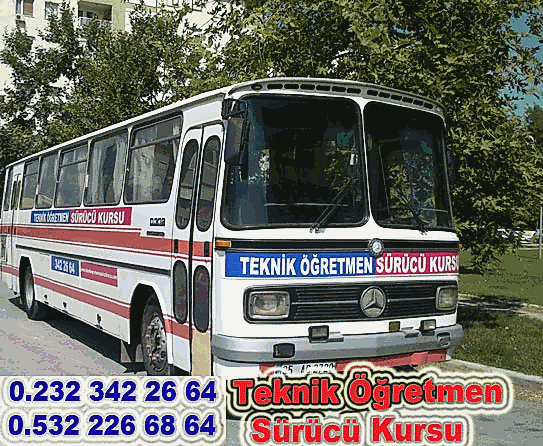 otobüs ve direksiyon dersi